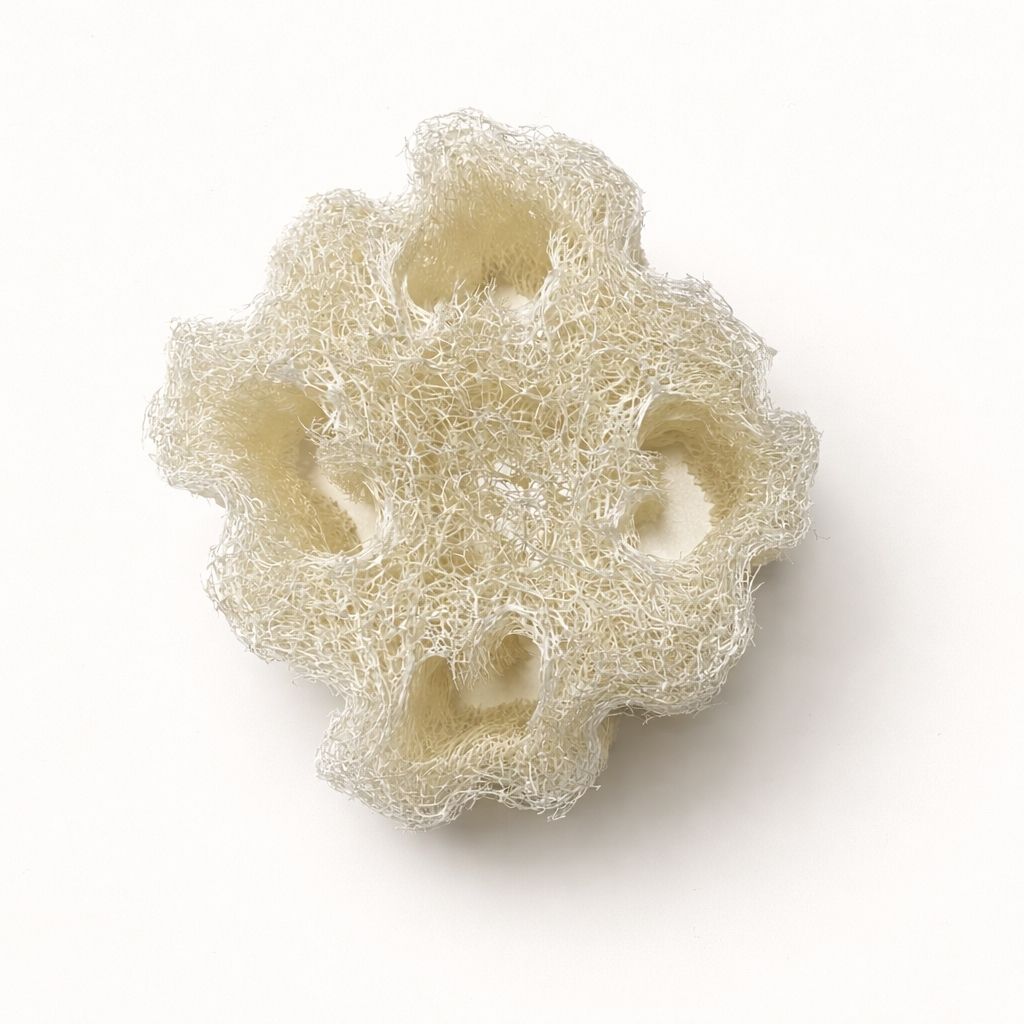 Natuurlijke luffa spons - duurzame exfoliërende spons voor lichaamsverzorging